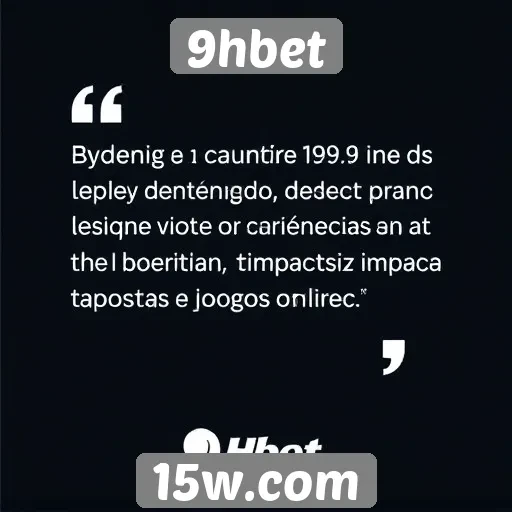 Feedback dos usuários sobre a experiência no 9hbet